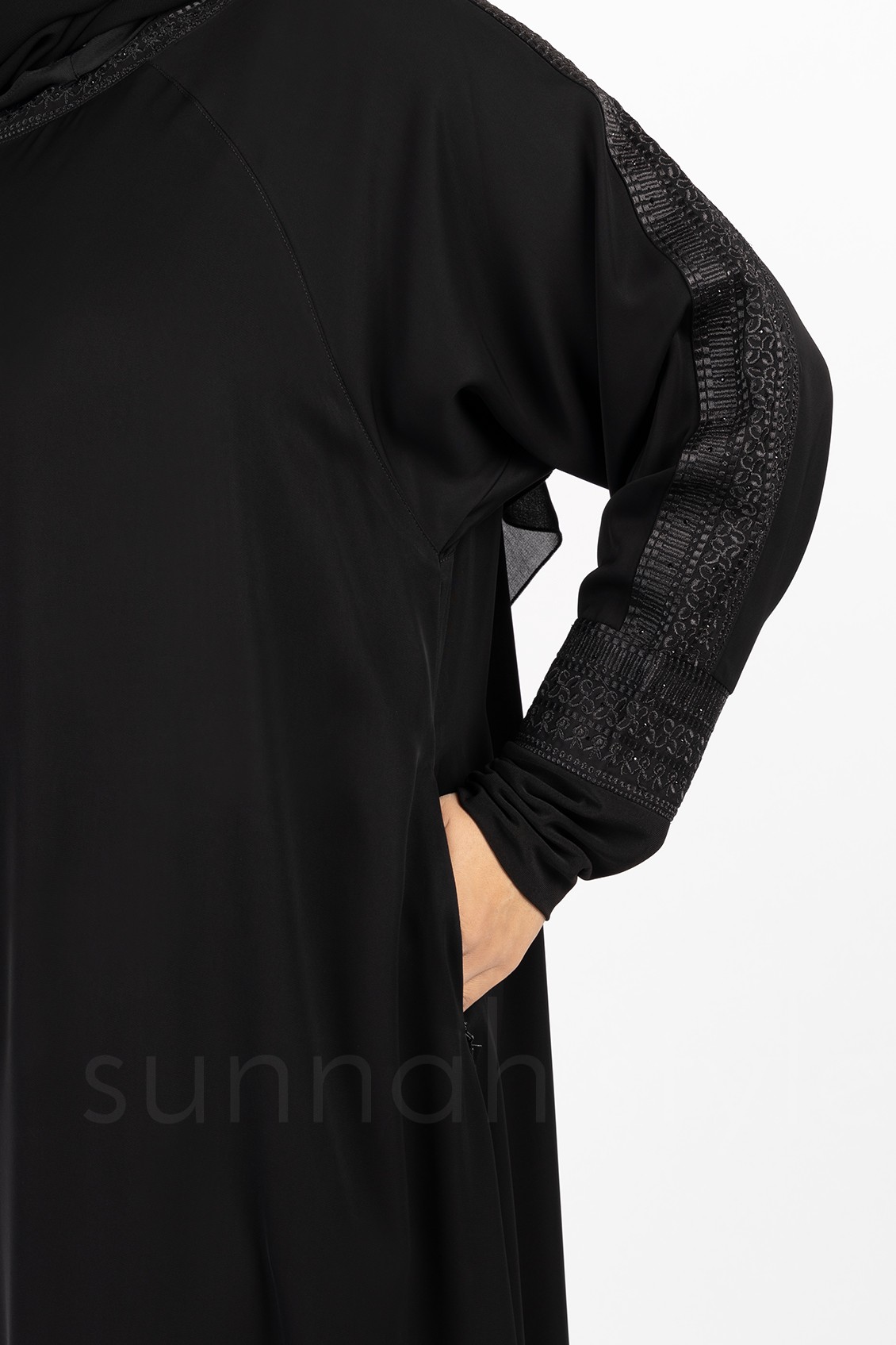 Sunnah Style Empress Umbrella Abaya Black